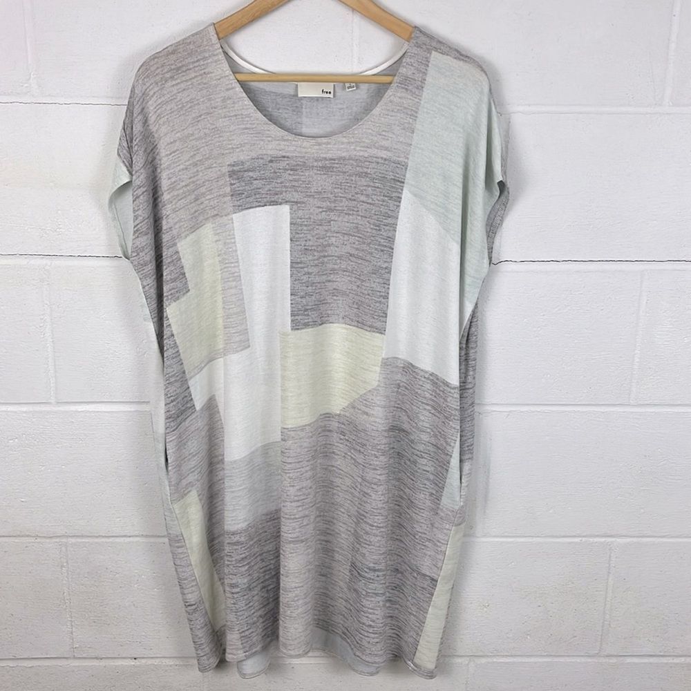 Wilfred Free colorblock tunic shirt dress